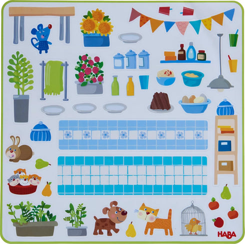 Set HABA Little Friends Townhouse Villa Decorative Sticker