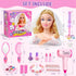 Set, 3 4 5 6 7 8+ Toylink Doll Head for Hair Styling Kids Makeup Blonde Bride Beauty Stylist Pretend Play Toy