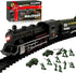USA Electric Express Train Set for Kids Ages 4-8 - Military Toy