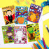 42 Sheets Halloween Party Games Stickers for Kids, Make Your Own Stickers, Pumpkin, Mummie, Zombie, Witch, Monster