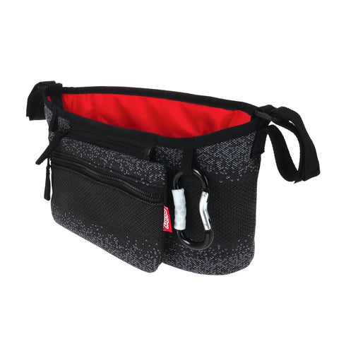 Nuby Eco Baby Stroller Organizer, Includes Carabiner, Black Accessories for Babies and Toddlers