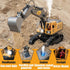 KASQERT 1:14 Boys,14 6 7 8 9 10 11 12 Remote Control Excavator Toys for Channel RC Digger Construction Toys