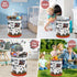Monster Trucks Laundry Hamper Basket Kid Gift Toy Bin Empty Car Nursery Decor Hamper,Storage Basket Collapsible Clothes