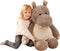 IKASA Giant Hippo Stuffed Animal - 30" Jumbo Plush Toy for Kids, Boys & Girls (Gray)
