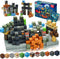 Magnetic Blocks - 60PCS Dark Castle Magnet World Set, STEM Sensory Toys for 3-10 Year Olds
