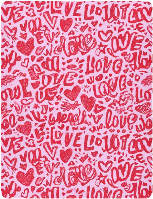 Pigsaly 27x39 Inch Crib Sheets Red Love Hearts Stars Valentines Day Baby Sheet for Standard Crib Mattress Boys Girls