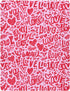 Pigsaly 27x39 Inch Crib Sheets Red Love Hearts Stars Valentines Day Baby Sheet for Standard Crib Mattress Boys Girls