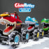 JOYIN 3 Pack Monster Truck Toy - Motion Activated Light-Up Cars for Toddlers, Press & Go Cars for Boys Girls