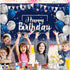 Navy Blue Birthday Confetti Balloons Kit, 50 Pieces for Boys Girls Birthday Party Decorations Supplies
