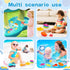 17Pcs 1-3 Swimming Small Water Table Toys for Toddlers - Super Easy to Clean, Baby Bath Toys Water Table Accessories