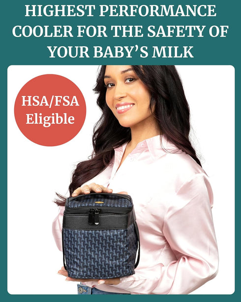 IDAHO JONES Baby Bottle Cooler Bag - Formula or Breast Milk Storage for Daycare, Travel & Airplane - Insulated Thermos
