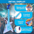 KAYOMIPE Set Guitar and Microphone Play with Glasses,Music Toys with Music&Light,Kids Karaoke Machine,Music Instruments