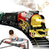 TALGIC Remote Control Train Toys for Boys with Steam, Lights and Sound,