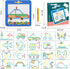 Ci Vetch 2 3 4 5 6 7 8 Large Magnetic Dots Board for Toddlers, Magnetic Drawing Board for Kids, Magnetic Dot Art