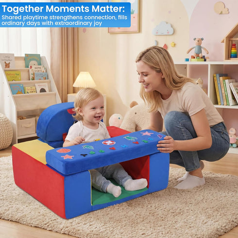 HOMBYS Sensory Baby Activity Chair, Foam Toddler Booster Seat for Dining Table or Kitchen Chair, Baby Sitting Support