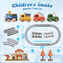 Set Set 2-4, 3 4 5 6 Hot Bee Train for Toddlers with Steam - Light Up & Sound Choo Choo Train, Electric Train