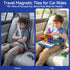60 Set WMXDU PCS Magnetic Tiles Travel for Kids, Portable Magnetic Building Blocks with Tin Box, Car Rides Airplane
