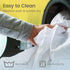 SafeRest Waterproof Mattress Protector Crib Size Absorbent Breathable Soft Fitted Bed Cover with Stretchable Pockets