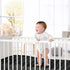 Sweet Jojo Designs Fitted Baby Crib Sheets (Black and White Boho Arrow) for Boys or Girls, Infant Nursery, Toddler Room