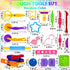 Set 44 Dough Play Tools for Kids PCS Dough Accessories with Scissors Cutters Rollers Rolling Pins Pasta Press Animal
