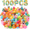 100 Pack Rubber Ducks in Bulk, Assorted Duckies for Jeeps Ducking, Rubber
