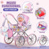 Playset 3-5 4-6 5-7 12.5" 24 2 Sets Baby Doll Stroller for Girls Toddlers Year Old to Play House Games. Stroller Toy