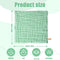 Pack 10 MUKIN Muslin Washcloths - Soft Face Cloths for Newborn, Absorbent Bath Face Towels, Wipes, Burp Cloths, Baby