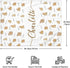 Novusopt Personalized Baby Blanket Custom Bunny Flannel Blanket with Name Sublimation Receiving Lightweight Girl Rabbit