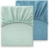 Bailix Heavyweight Muslin Baby Crib Sheets - 2PCS 52"x28" Neutral Fitted Crib
