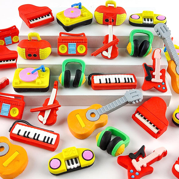 30 pcs Musical Erasers for Kids Classroom PrizesPuzzle Eraser 3D Take Apart