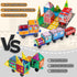 Set Set Set 3 4 5 6 7 8+ Magnetic Tiles Cars Construction Magnet Tiles Bricks Truck Expansion Sensory Toys, Educational