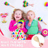 6 Leitee Pcs DIY Wood Maracas Unfinished Hand Painted Maracas Party Favor Wooden Rumba Shakers Hand Percussion Rattles