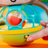 Bright Starts Grab & Giggle Monkey Light-Up Musical Rattle Toy, Easy-Grasp for Ages 6 Months+, Unisex