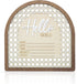TTMerriwood Baby Announcement Sign 6.5 Inch Wooden Hello World Newborn Welcome Sign Birth