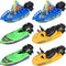 Toyvian Kids Plastic Boat Toys: 6PCS Boys Vehicles Playset Boatsail Wind up