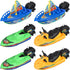 Toyvian Kids Plastic Boat Toys: 6PCS Boys Vehicles Playset Boatsail Wind up