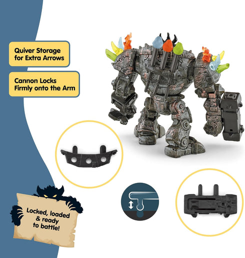 20 Playset 9" Set 7+ 42549 Schleich Eldrador Creatures - PC Master Robot, Mini Creature, and Weapons - Moveable Action