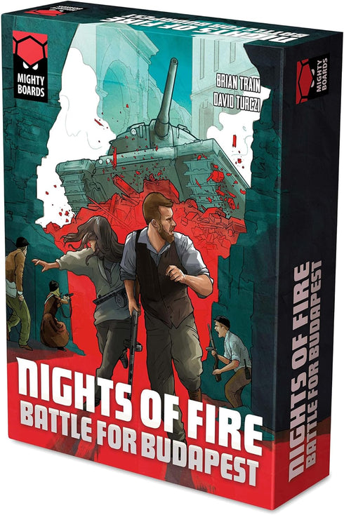 Nights of Fire: Battle for Budapest - Card Driven Board Game, 1956 Soviet Forces Vs Hungarian Revolutionaries