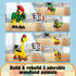 TWERF 30 Pack Set 6-12+ Party Favors for Kids- Animals Building Blocks Goody Bags Stuffers Classroom Prizes Easter