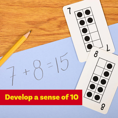 LEARNING ADVANTAGE 7293 Ten Frames Playing Cards