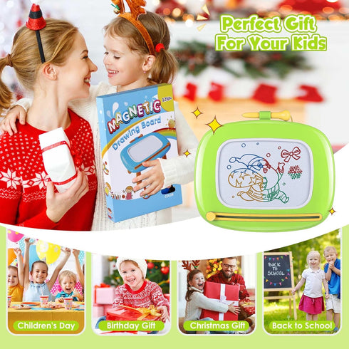 1 2 3 Smasiagon Toddler Girl Boy Toys,Magnetic Drawing Board for Toddlers,Early Learning Doodle Board Writing Painting