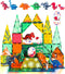 Dinosaurs Egg Toys Magnetic Tiles Dinos for Kids 3-5, Magnet 3D Movable