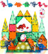 Dinosaurs Egg Toys Magnetic Tiles Dinos for Kids 3-5, Magnet 3D Movable