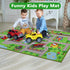 5' 2.7' Capslpad Kids Rug Educational Play Rug x Traffic Road Kids Play Car Mat Large Learning Play Game Area Rug Kids