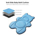 Ihaapsi 4 Infant Baby Bath Cushion,Fits Inside Most Baby Bathtubs, Breathable Soft Baby Bath Support Seat,Baby Bath Pad