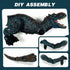 3-5 4-7 8-12 Sunrad Remote Control Dinosaur Toys for Kids Year Old, Electronic RC Robot Dinosaur with Spray & Light