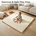 50x50 50x50 1.2" Vegan Leather Baby Play Mat, Thicken Foam Play Mat for Infants and Toddlers, Padded & Cushioned