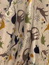 Satin Fitted Crib Sheet for Baby, Dinosaur Design, Size 52 x 28 inches, Retains Hair Moisture for Toddler Bed