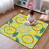 EtherSpher foldablummy 50'' 50''tapete Yellow Lemon Large Non-Slip Baby Playmat for Indoor Outdoor Waterproof Time