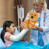 10 inches Hopearl Adorable Bear Toy Gift with Broken Arm, Soft Stuffed Animal, Comforting Companion, Brown